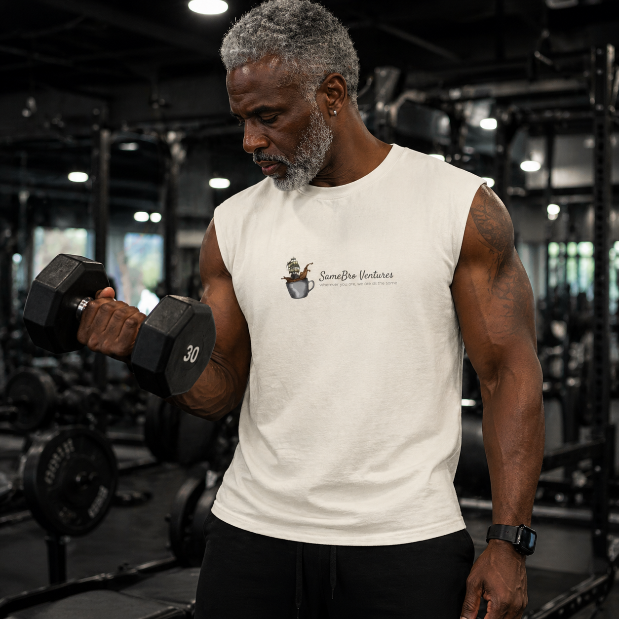 Coffee Pirate Core Muscle Tank