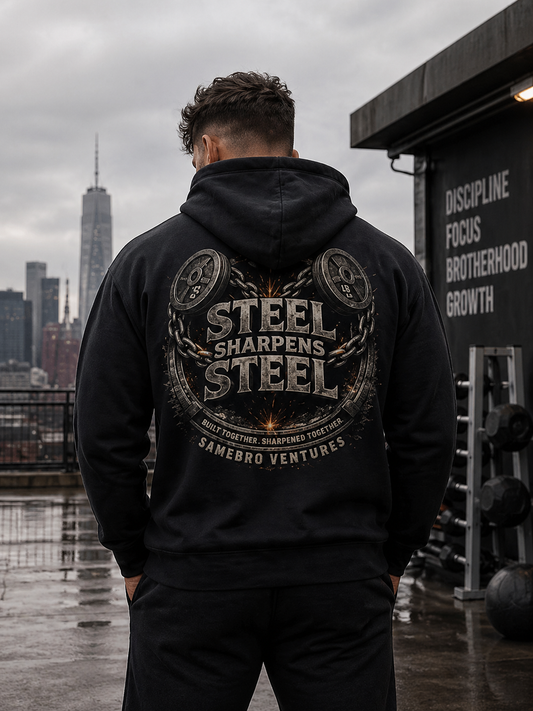 SameBro Forge Hoodie – Iron Edition