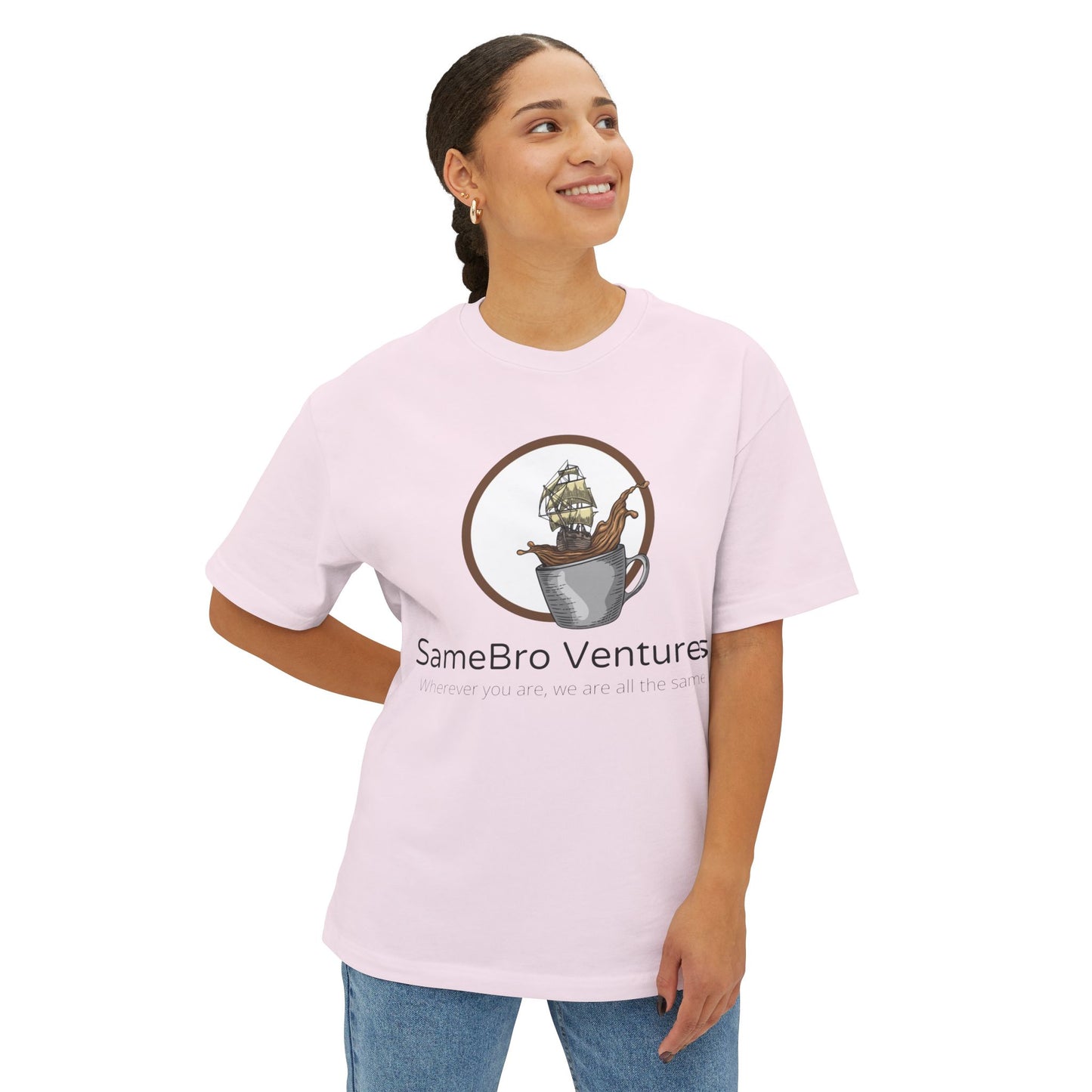 SameBro Oversized Signature Tee